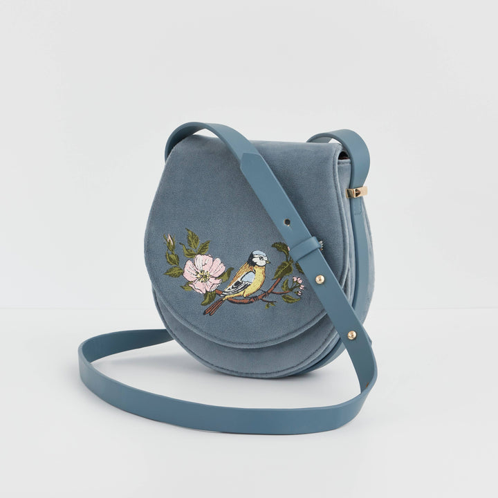 FABLE Blue Tit Saddle Purse