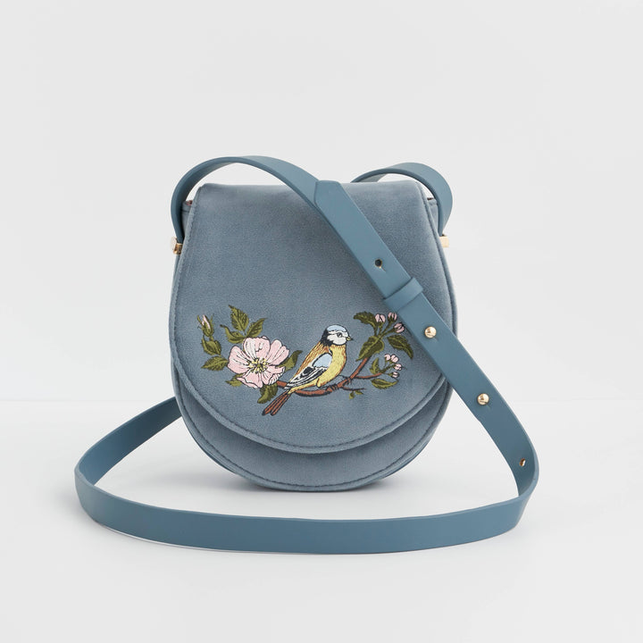 FABLE Blue Tit Saddle Purse