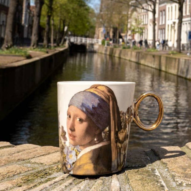 Pastel Girl with a Pearl Earring Mug