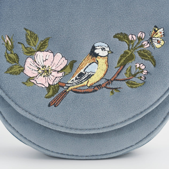 FABLE Blue Tit Saddle Purse