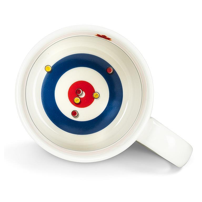 Tasse Curling avec carte du Canada