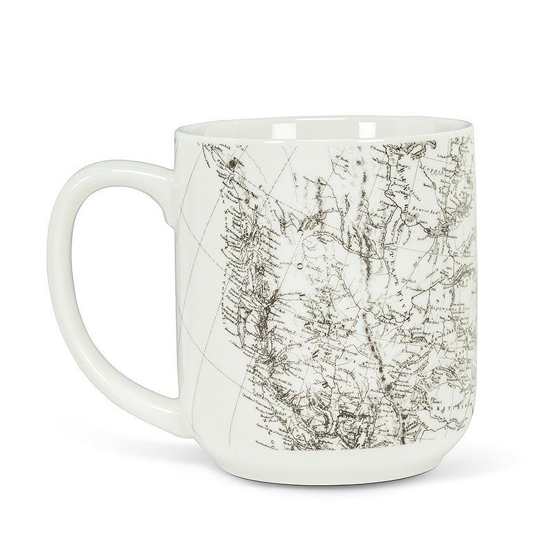 Tasse Curling avec carte du Canada