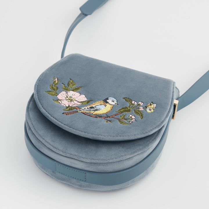 FABLE Blue Tit Saddle Purse