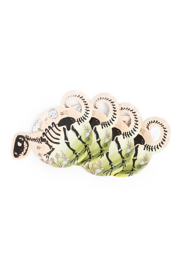 Assiettes en papier de fête de dinosaure
