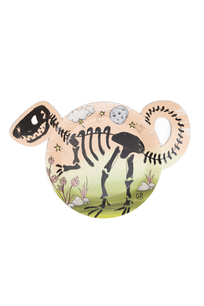 Assiettes en papier de fête de dinosaure