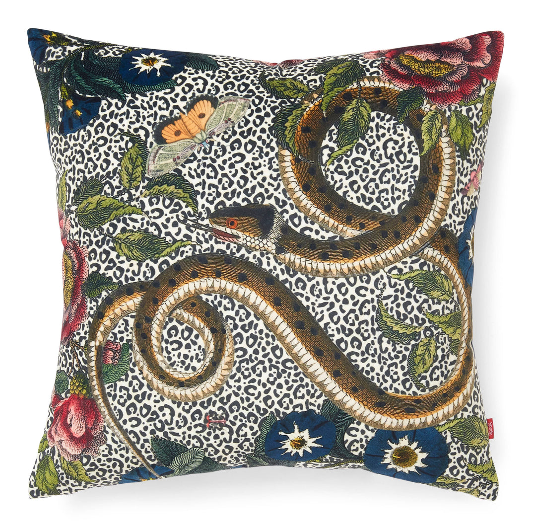 Animal Print Velvet Pillow (17.7" x 17.7")