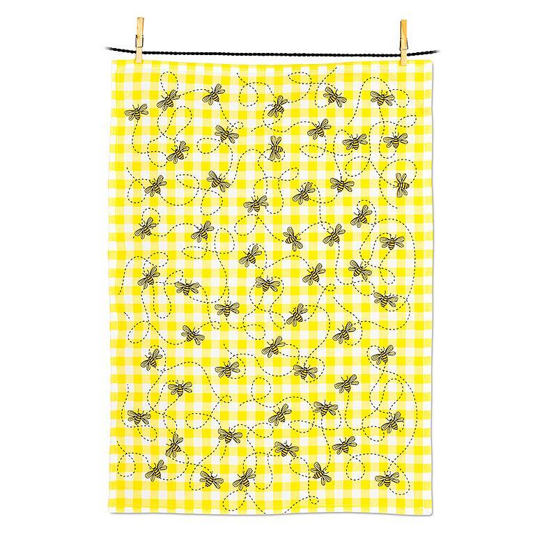 Gingham & Bees Kitchen Towel