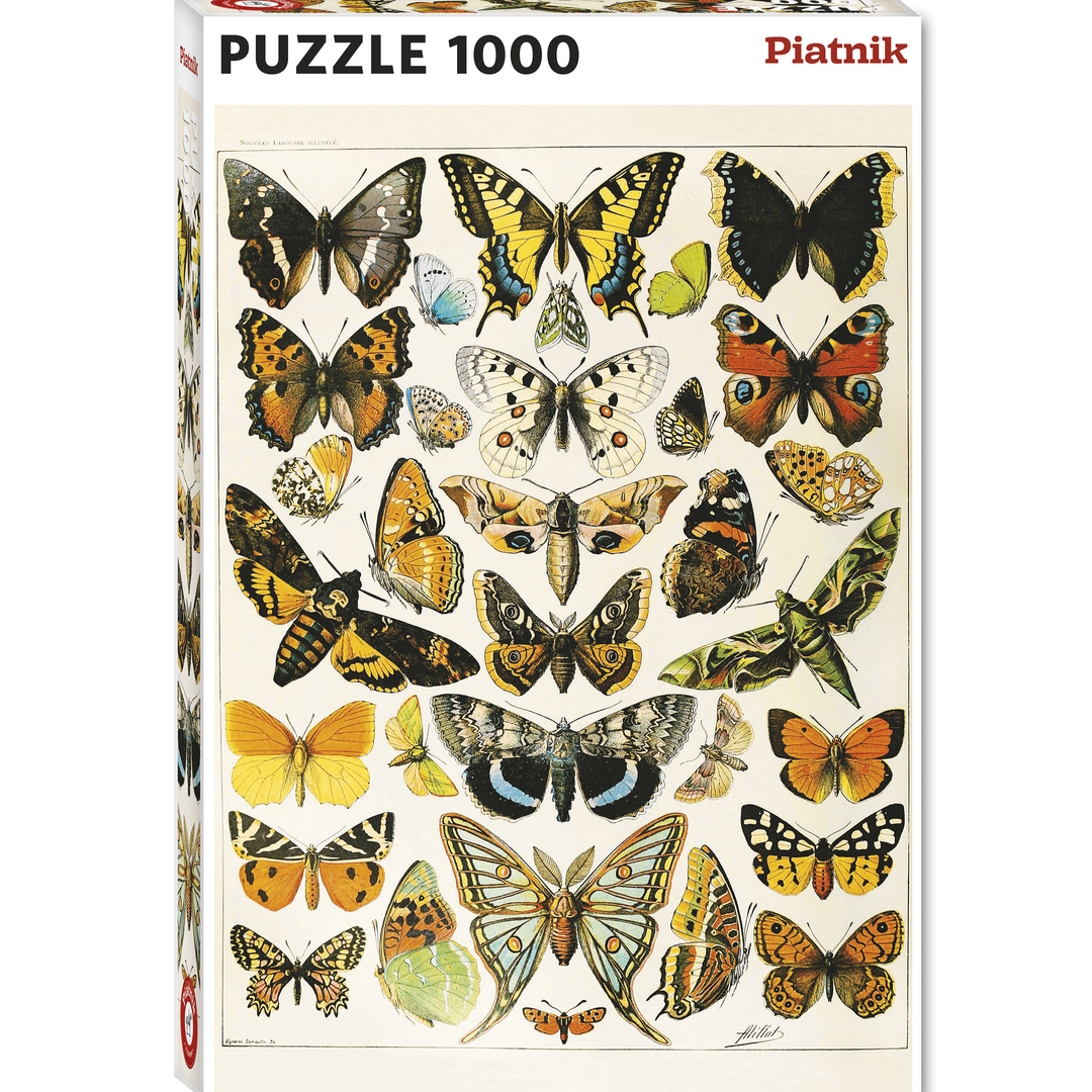Butterflies & Moths 1000 Piece Jigsaw Puzzle