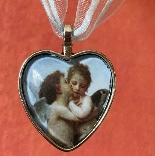 Cupid Angel Neck choker, Heart Shape