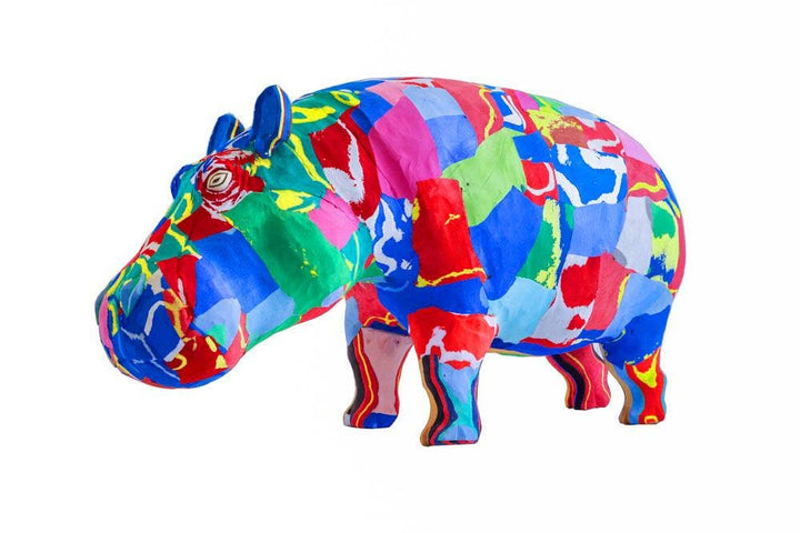 Hippo Flip Flop Sculpture - Medium
