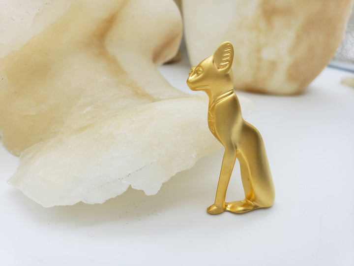 Egyptian Sacred Cat Brooch - Bastet Goddess