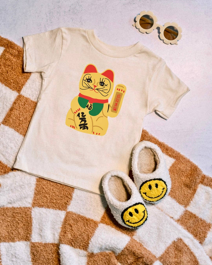 Lucky Cat Kids Graphic T-shirt