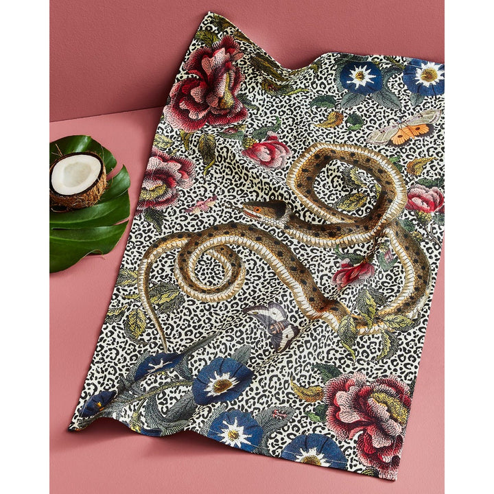 Creatures of Curiosity Animal Print Tea Towel