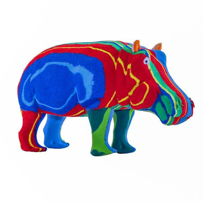 Hippo Flip Flop Sculpture - Medium