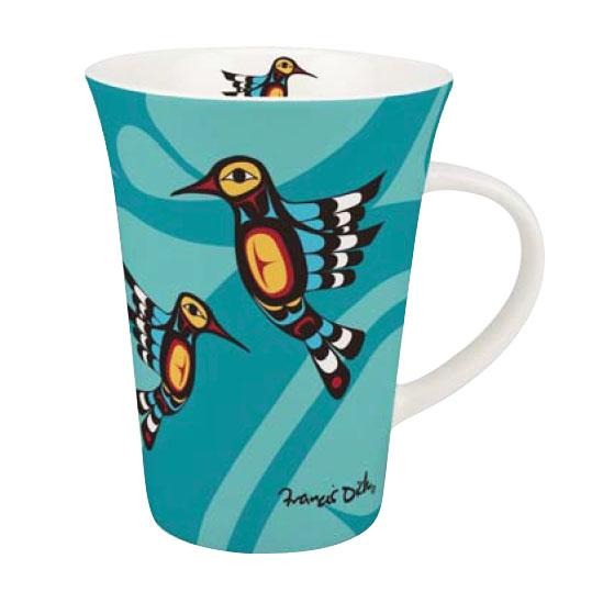 Tasse en porcelaine Francis Dick Colibri