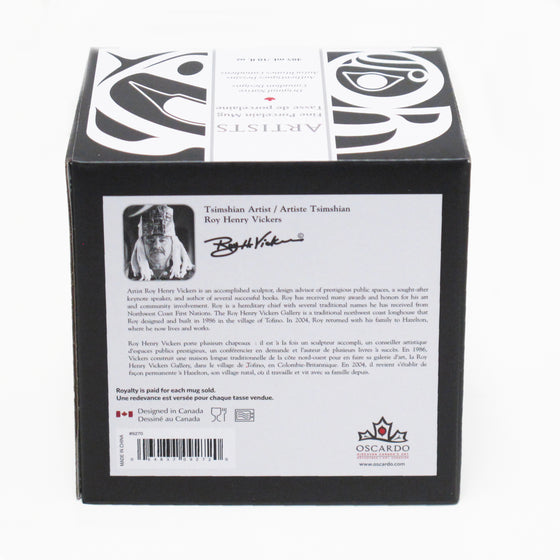 Tasse en porcelaine Corbeau
