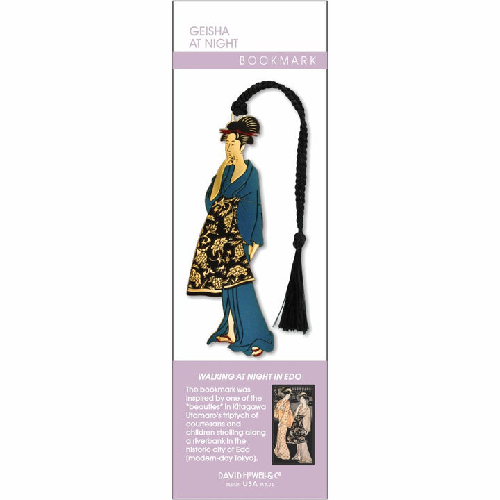 Geisha At Night Bookmark