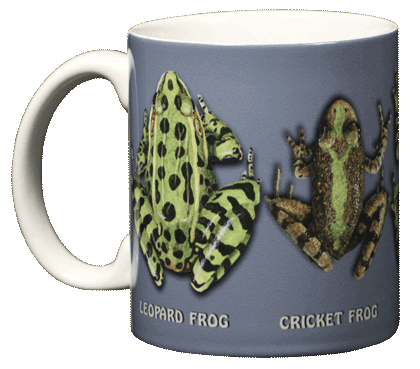 Tasse en céramique de cercle de grenouille