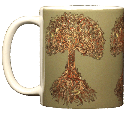 Tasse en céramique arbre de vie