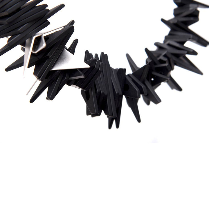 Helix Necklace: Black Gold
