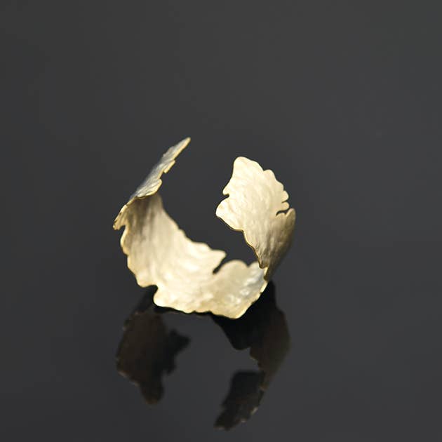 Nova Bangle: Satin Gold
