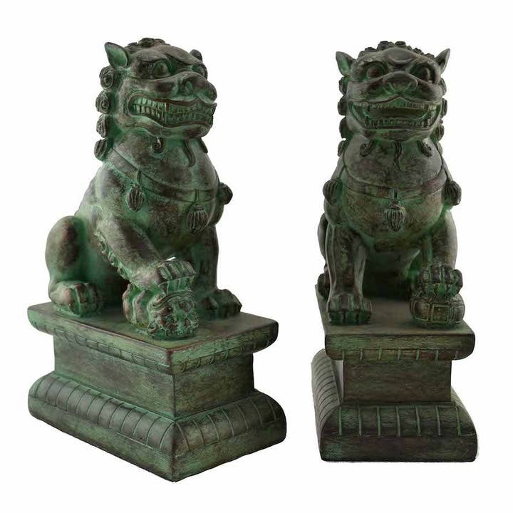 Fu Chien Bronze ensemble de 2