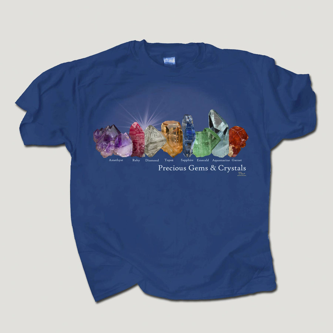 Precious Gems & Crystals 100% HW Cotton Adult T-shirt