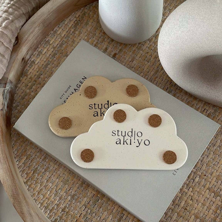 Cloud Trinket Tray: Cream White