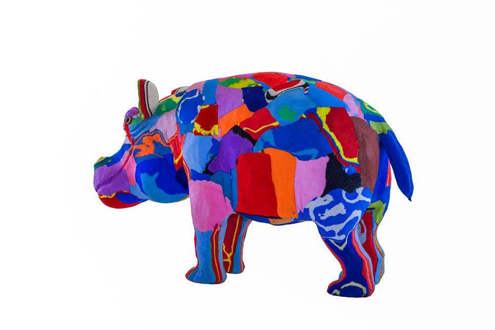 Hippo Flip Flop Sculpture - Medium