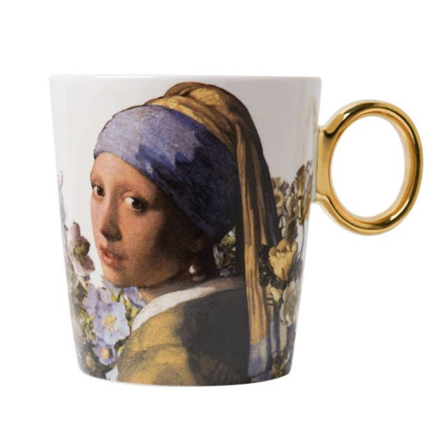 Pastel Girl with a Pearl Earring Mug