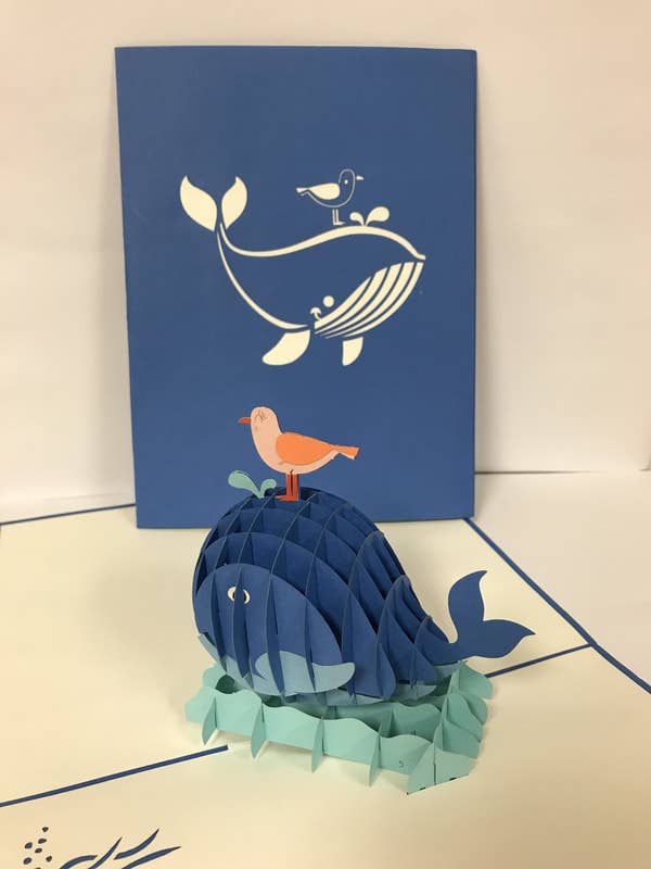 Card - Pop-up 3D Whale