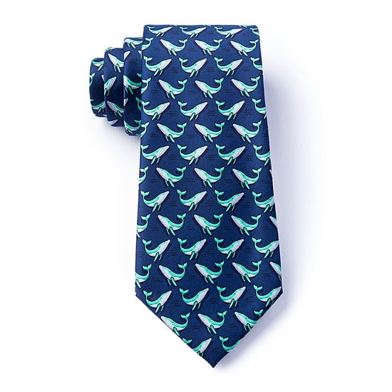 Blue WhaleCravate, bleu marine