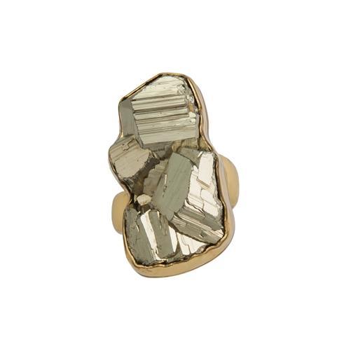 Alchemia Pyrite Adjustable Ring
