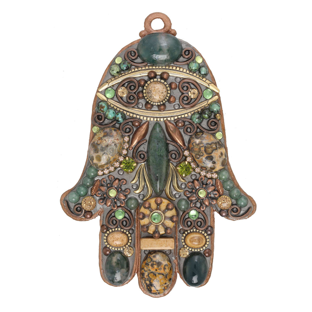 Earthy Wall Hamsa