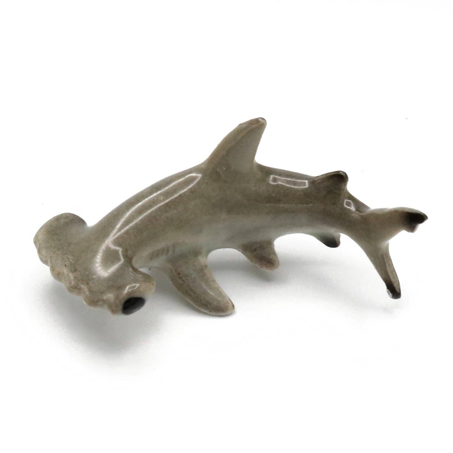 Miniature en porcelaine, requin marteau à capteur