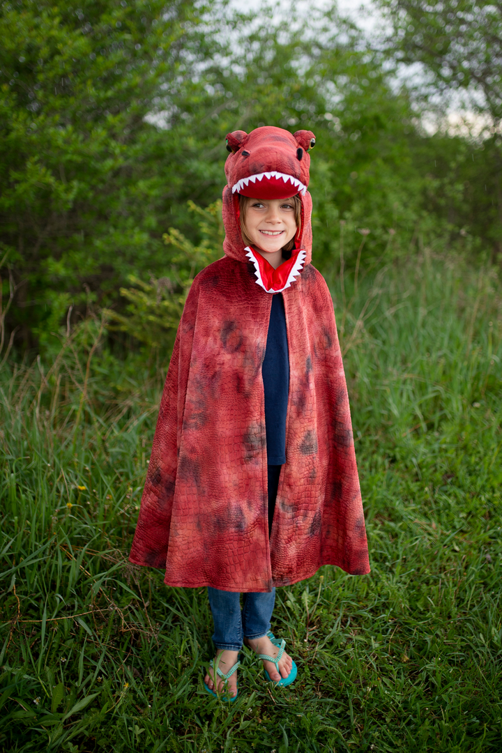 Grandasaurus T-Rex Cape avec Griffes (rouge/noir)