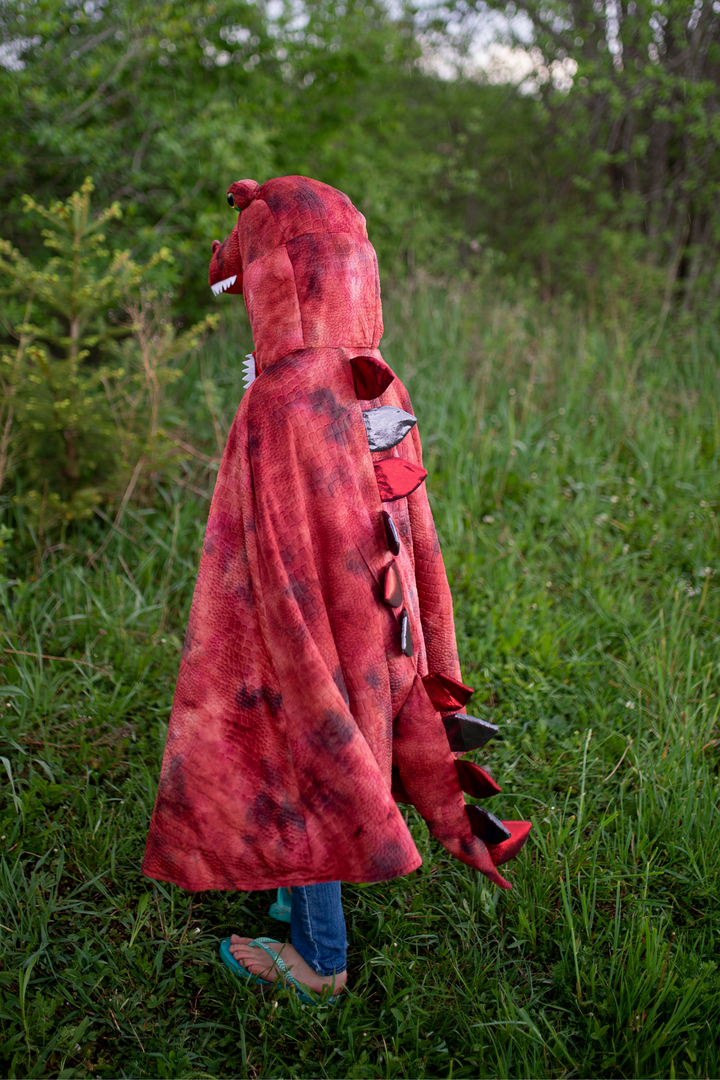 Grandasaurus T-Rex Cape avec Griffes (rouge/noir)