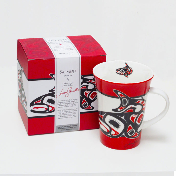 Salmon Porcelain Mug