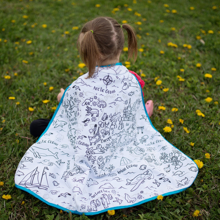 Colour-A-Cape Around the World-Size 4-7