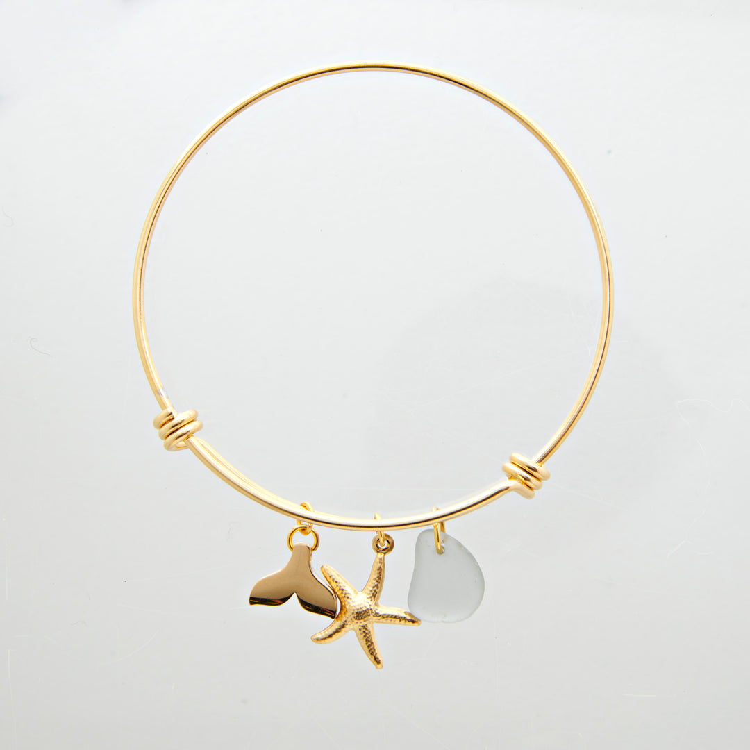 Adjustable Beach Bangle - Gold