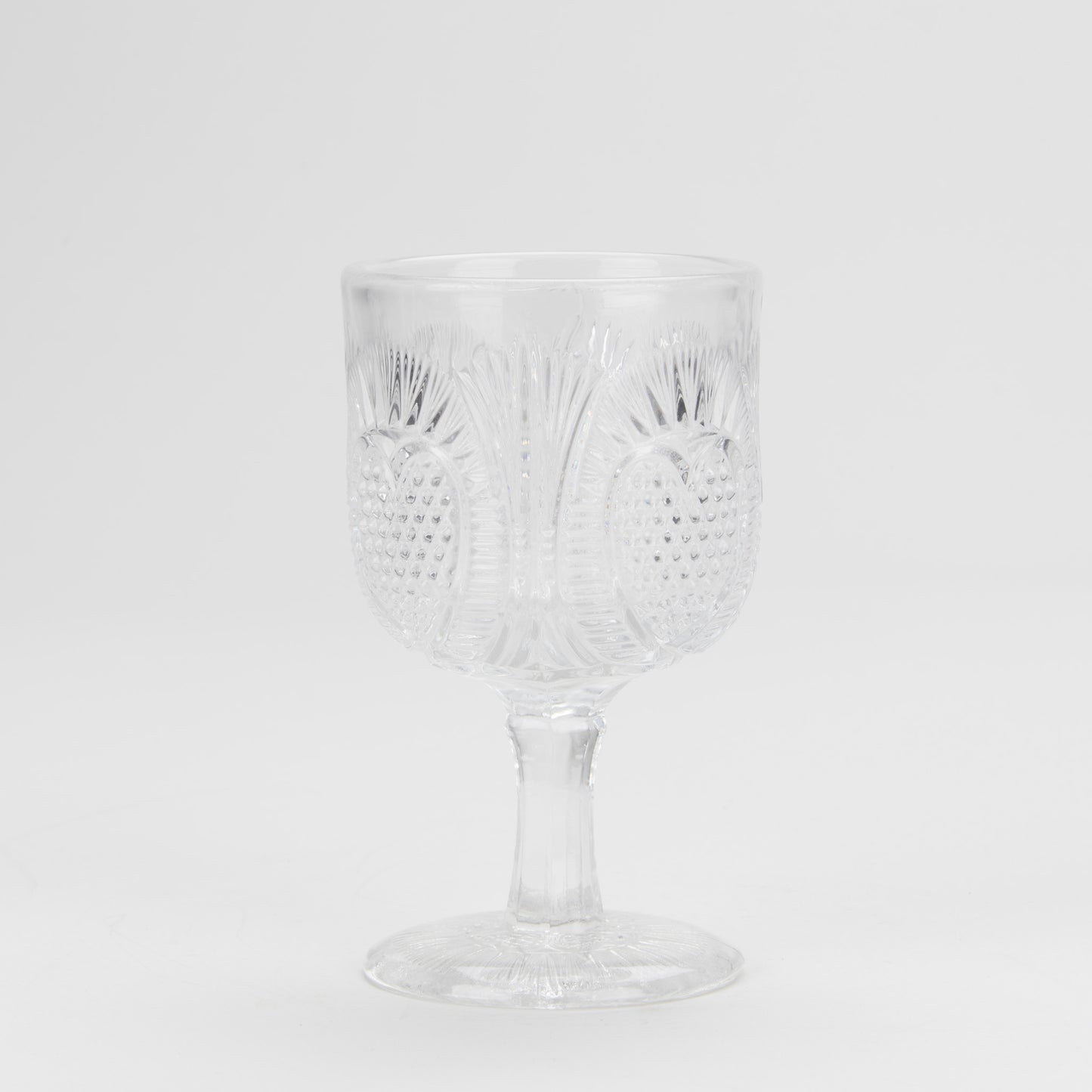 Goblet - Rayed Heart Clear