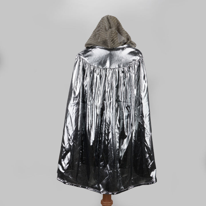 Cape et Couronne Tunique de Chevalier - Argent