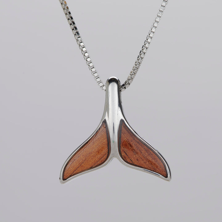 Collier Hawaïen Koa Queue de Baleine