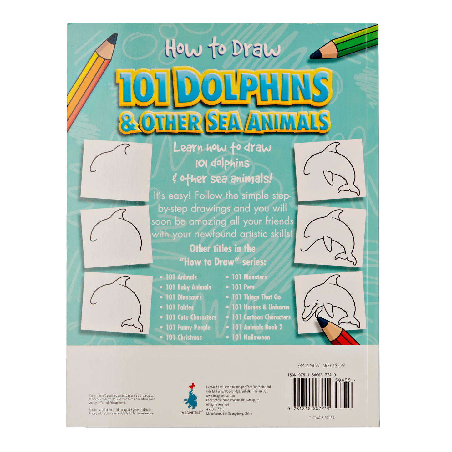 How to Draw 101 Dolphins and Other Sea Animals