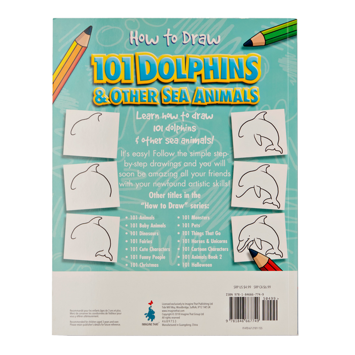 Comment dessiner 101 dauphins et autres animaux marins