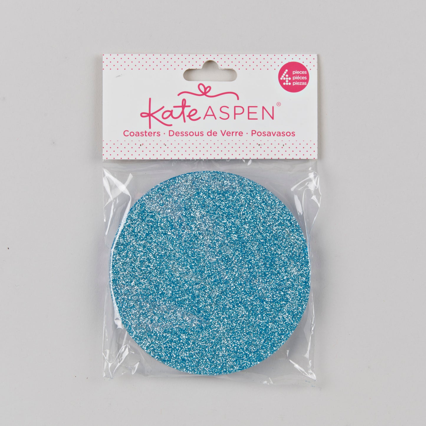Blue Glitter Coaster (set of 4)