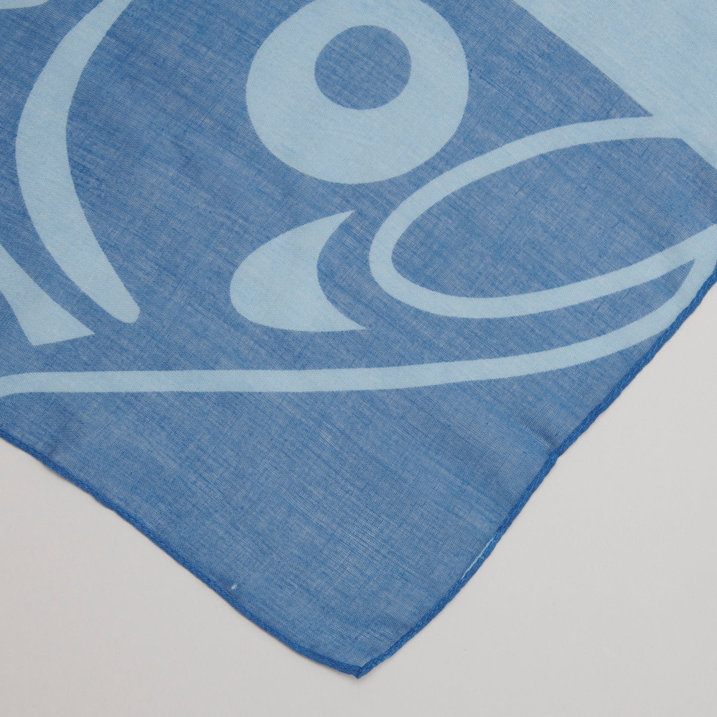 Echarpe Microfibre Bleu Saumon