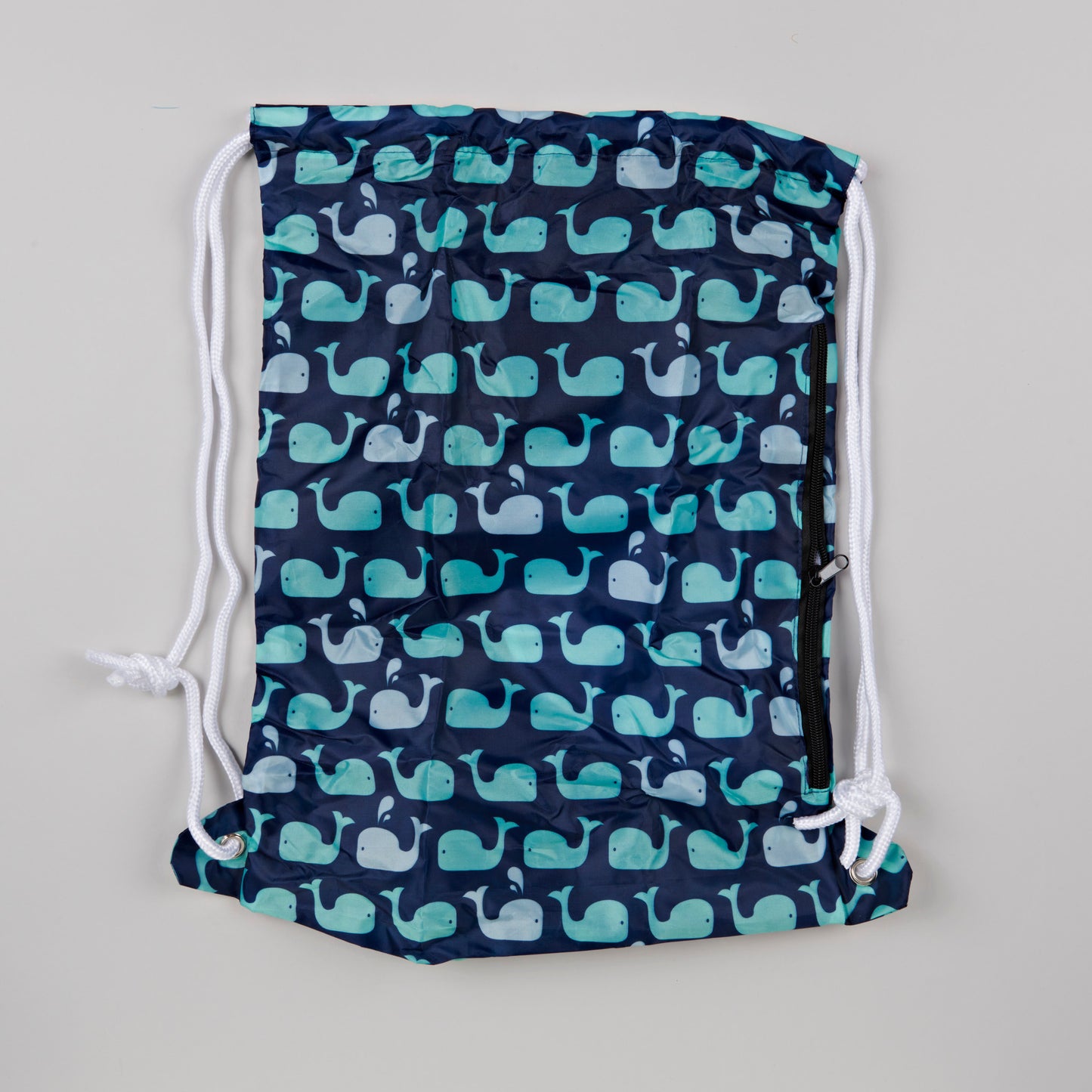 Drawstring Backpack - Whales