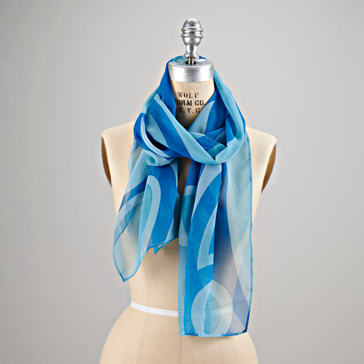 Salmon Sheer Poly Scarf