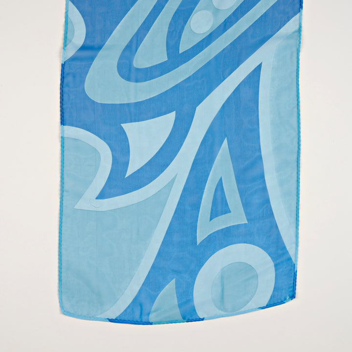 Salmon Sheer Poly Scarf